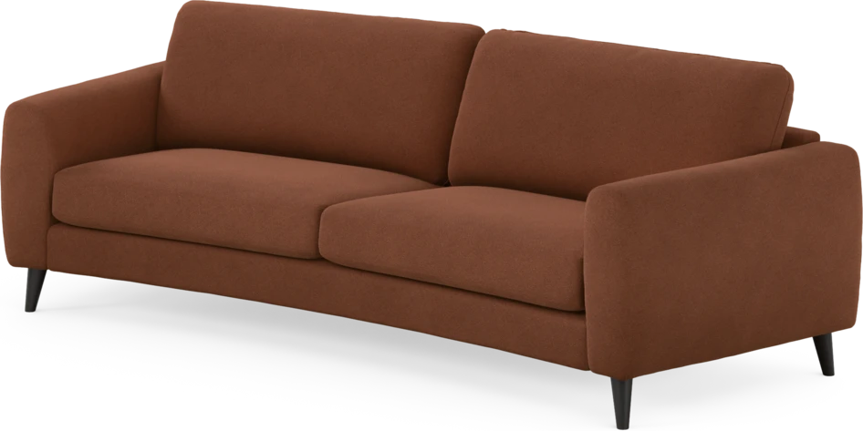 Bridge - 3-sits soffa svängd - Orange