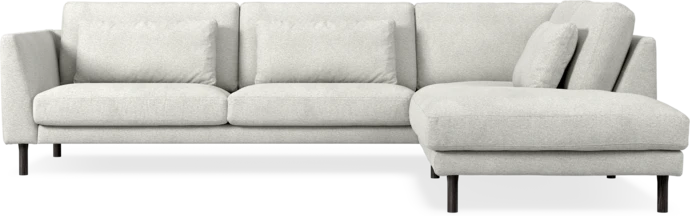 Willow, 3-sits soffa med divan höger, fast klädsel