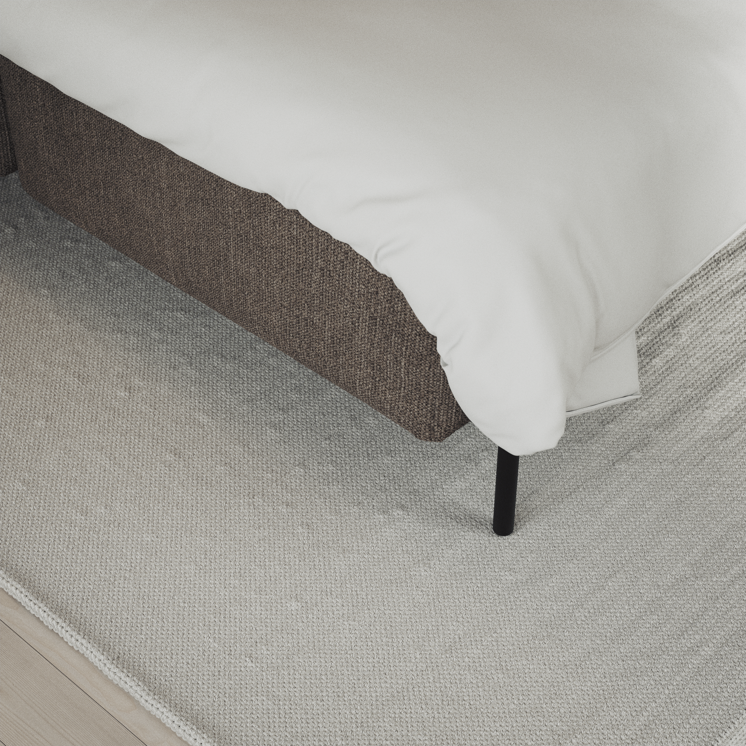 Delux Exclusive - Kontinentalsäng, enkelsäng 120 cm med bäddmadrass och sängben - inspiration