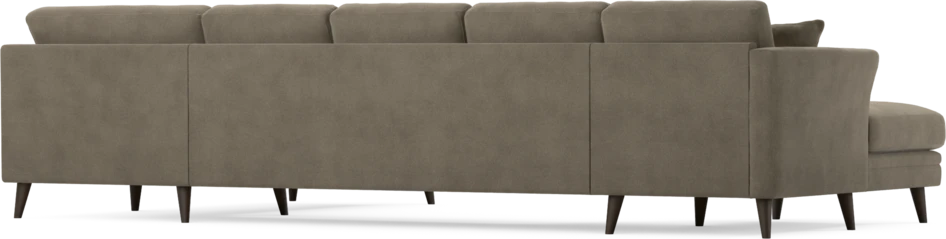 Eden - 3-sits soffa med schäslong vänster och divan höger - Beige