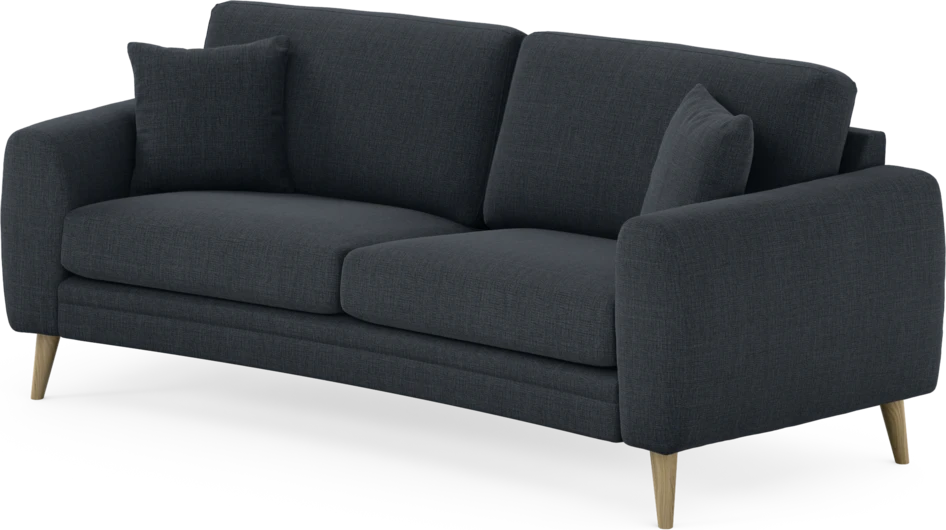 Eden - 2,5-sits soffa svängd - Blå