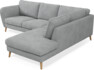 Madison - 2-sits soffa med divan höger - Vit
