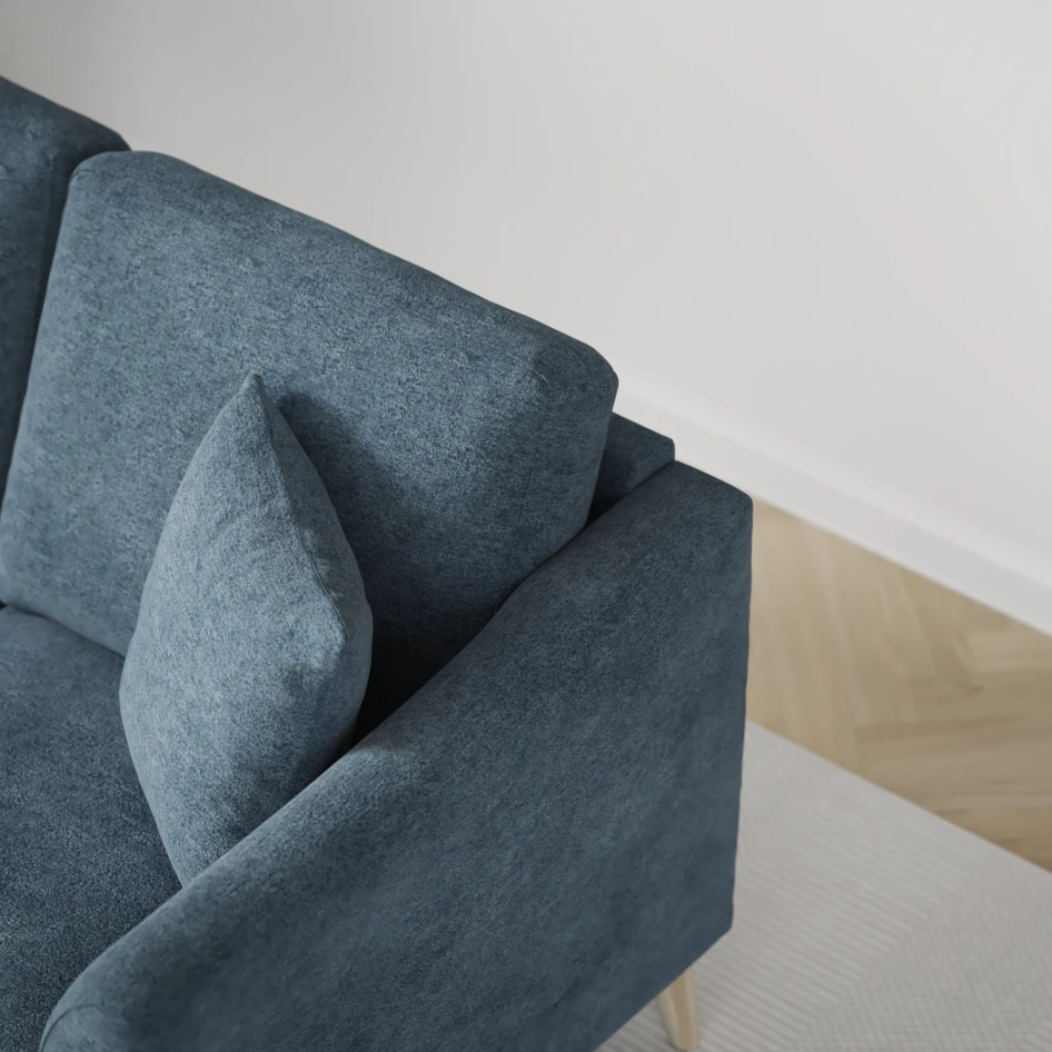 Eden - 3-sits soffa - Blå