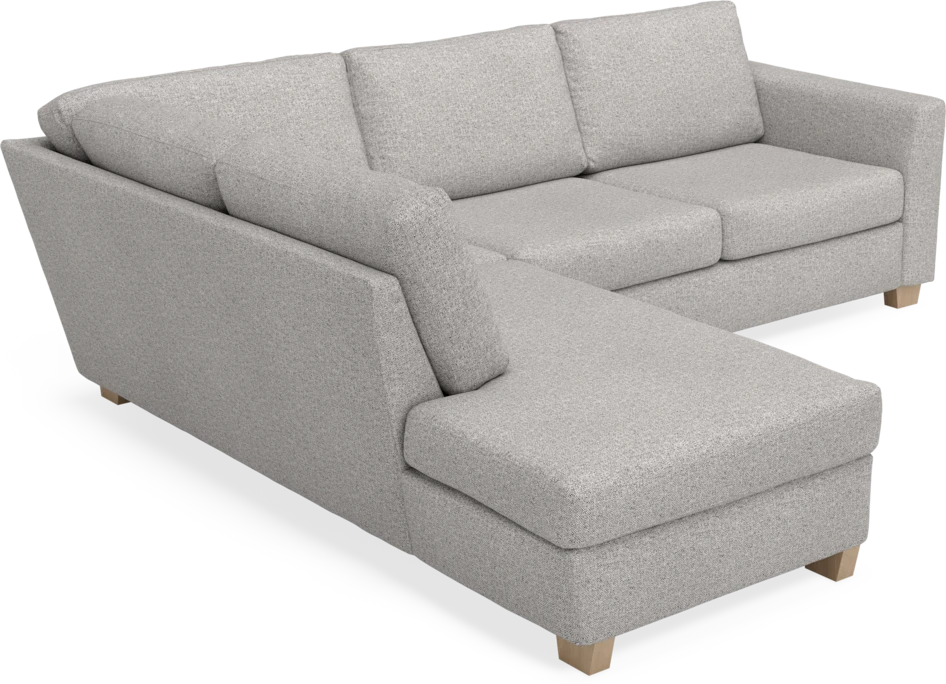 Friday - 2,5-sits soffa med divan vänster - Vit