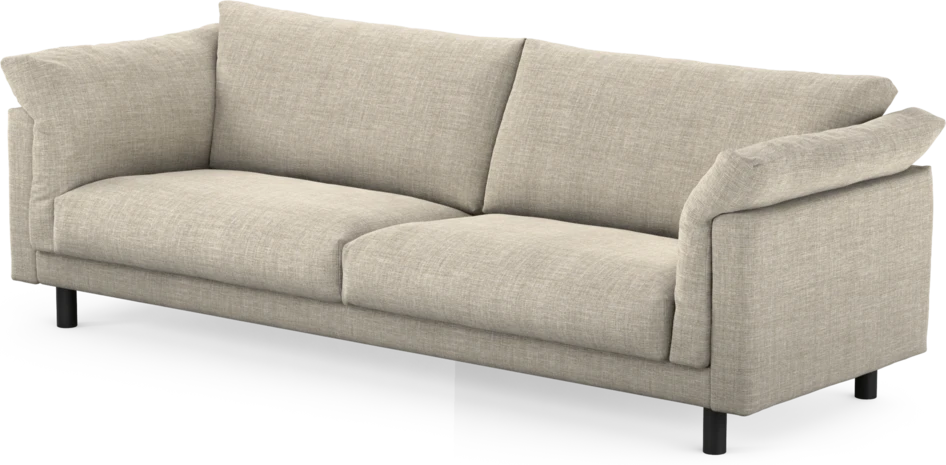 Cherrie - 4-sits soffa, fast klädsel - Beige
