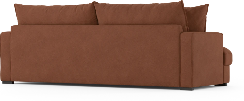 Mila - 4-sits soffa, hel dyna - Orange