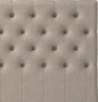 Delux Pikerad XL - Sänggavel, 90-210 cm - Beige