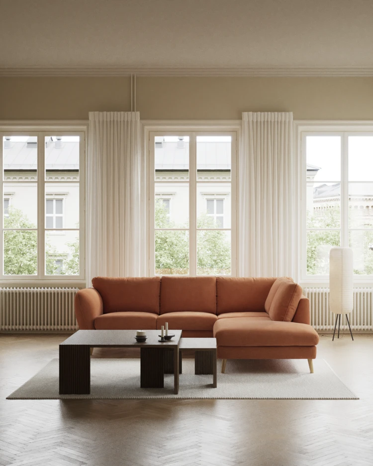 Madison Lux - 2-sits soffa med divan höger - inspiration