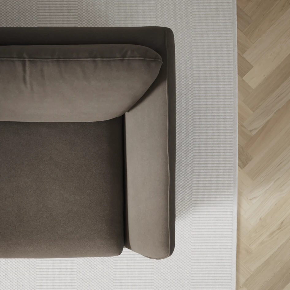 Madison Lux - Hörnsoffa med schäslong höger - Beige
