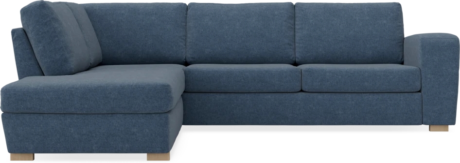 Friday - 2,5-sits soffa med divan vänster - Blå