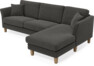 Eden - 2,5-sits soffa med schäslong - Grå