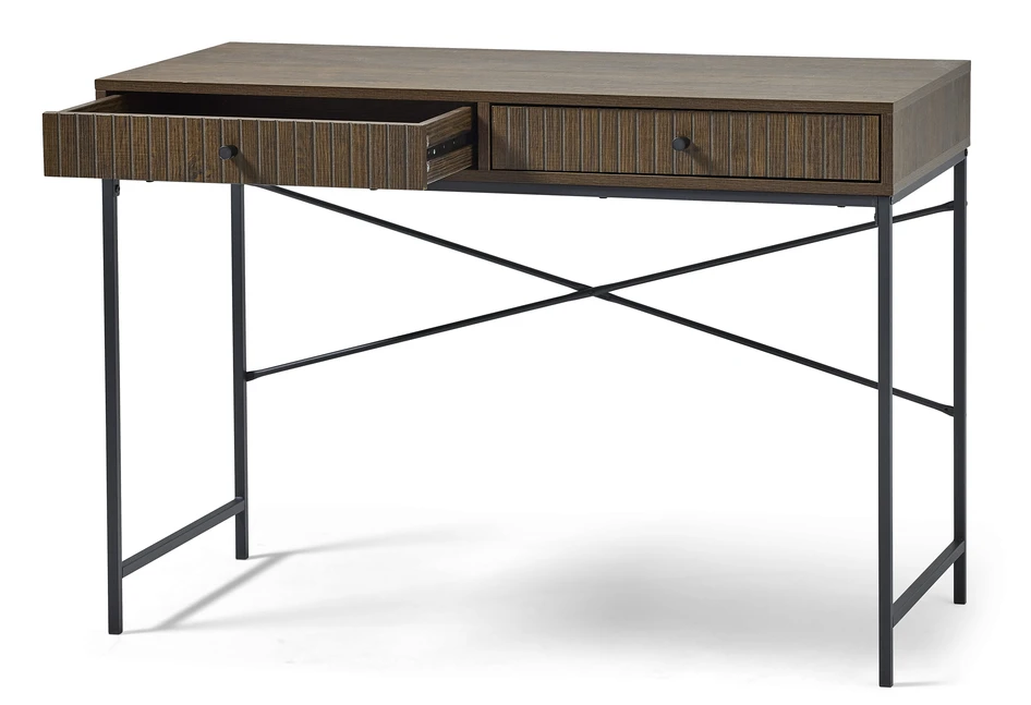 Tino - Skrivbord, 110x50x77 cm - Brun