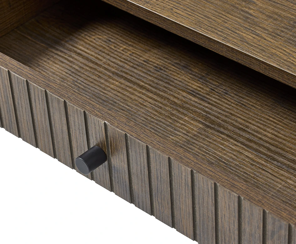 Tino - Skrivbord, 110x50x77 cm - Brun