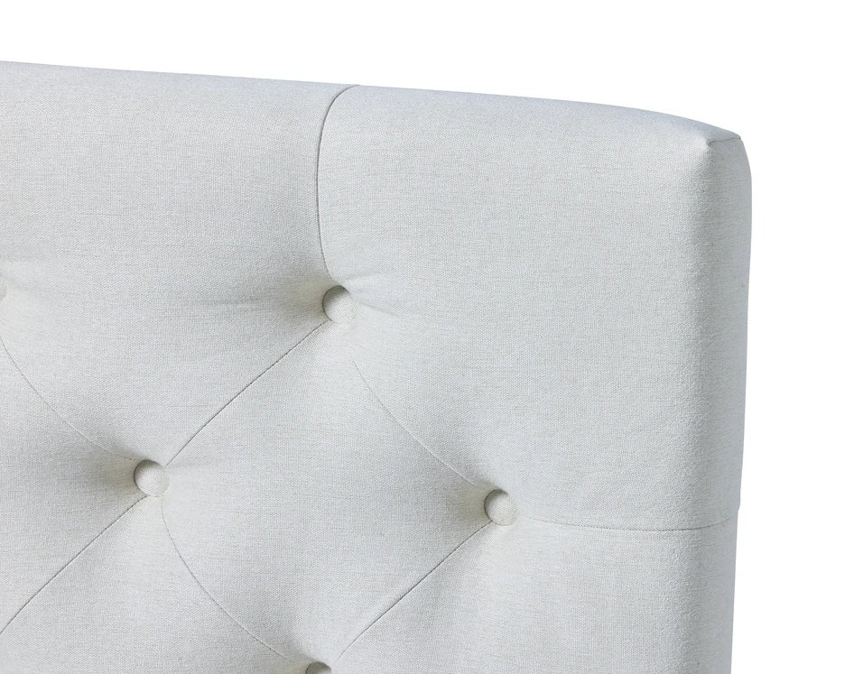 Änga Pikerad - Sänggavel, B 120-180 cm - Beige