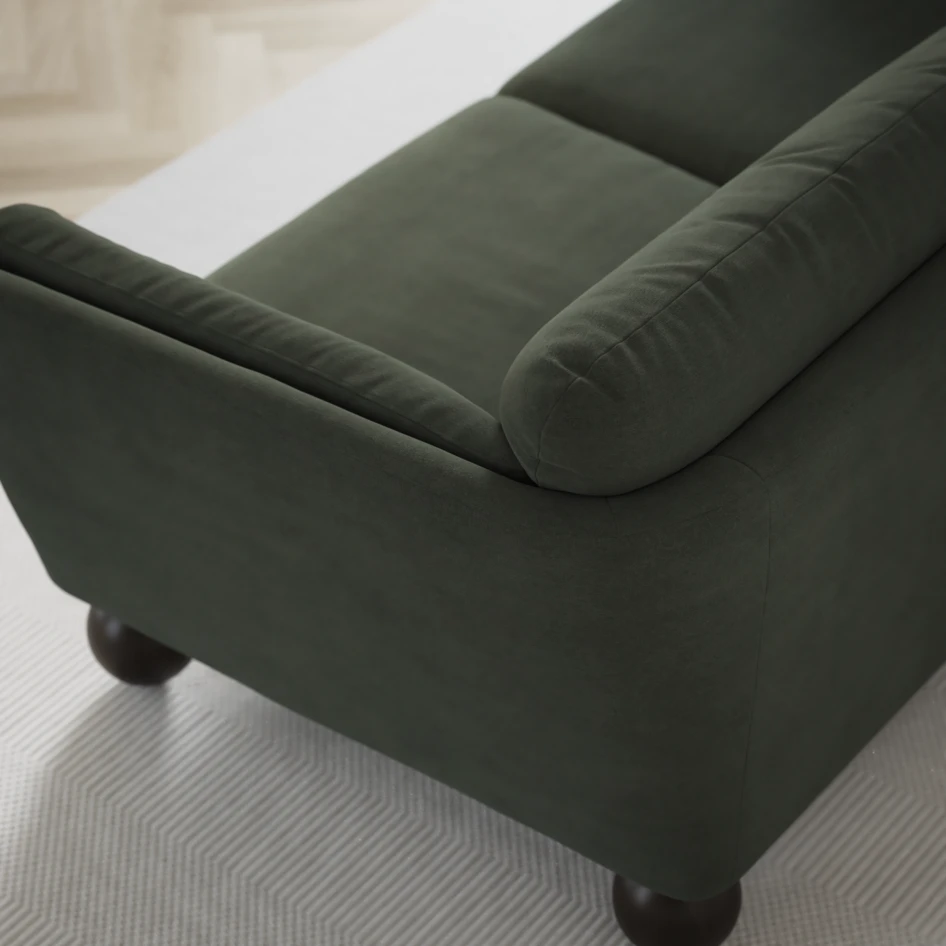 Madison Lux - Hörnsoffa 2+3-sits, hörn 1 - Grön