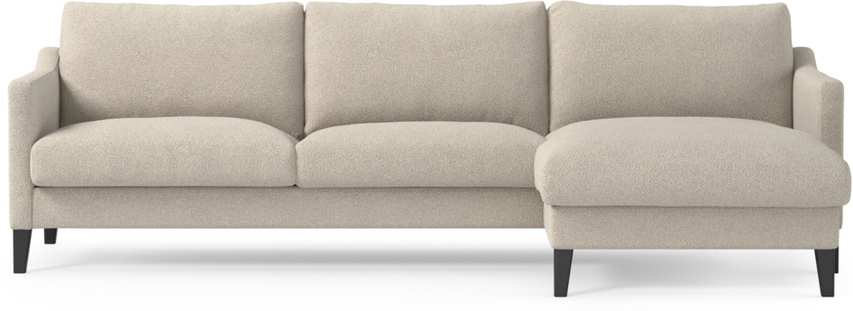 Winston - 3-sits soffa med schäslong, vändbar - Beige