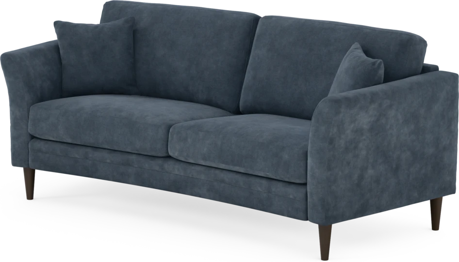 Eden - 2,5-sits soffa svängd - Blå