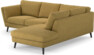 Madison - 2-sits soffa med divan höger - Gul
