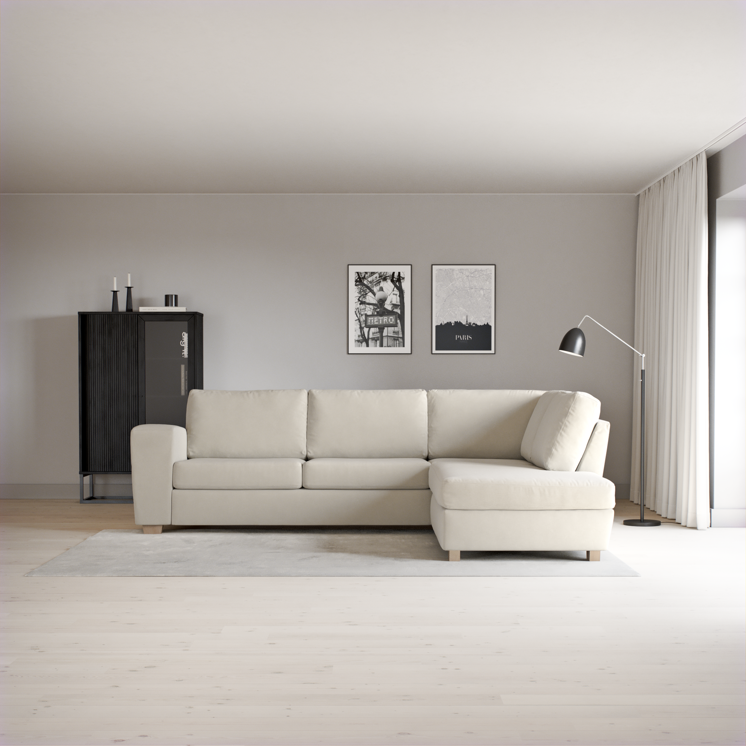 Friday - 2,5-sits soffa med divan höger - inspiration