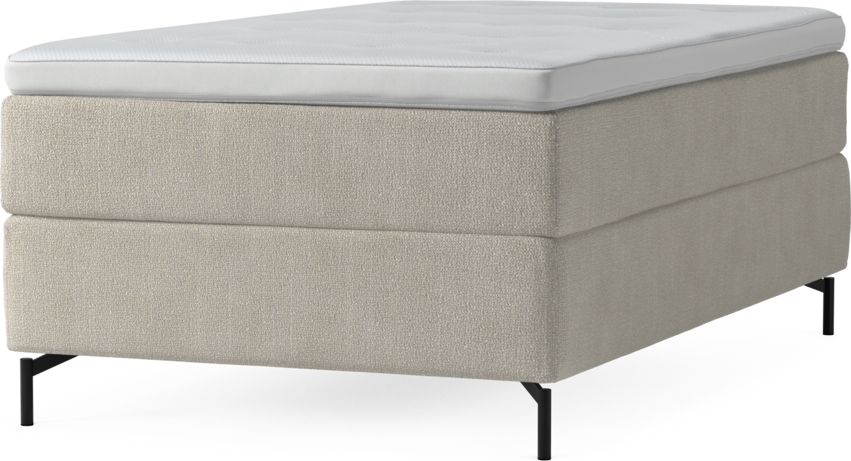 Delux Dream - Kontinentalsäng, enkelsäng 120 cm med bäddmadrass och sängben