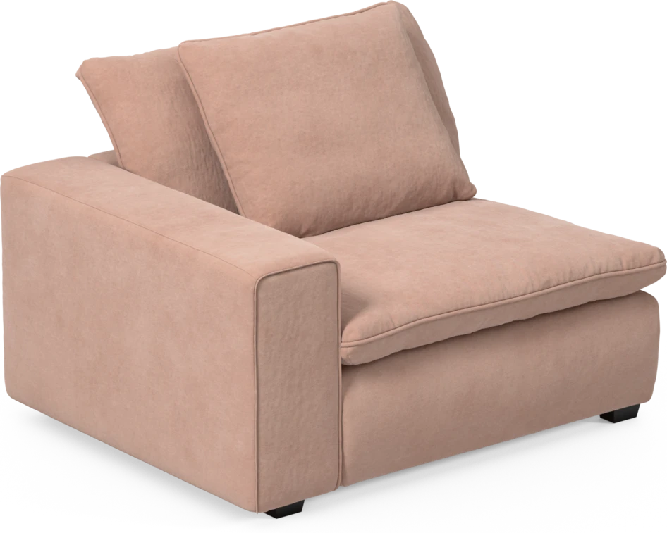Bellora - 1-sits med armstöd vänster - Rosa