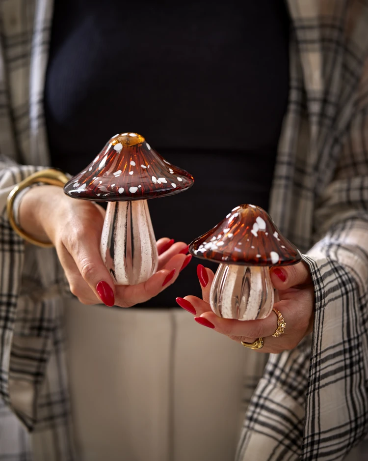 Mushroom - Prydnadsföremål, H 8,5 Ø 8 cm - inspiration