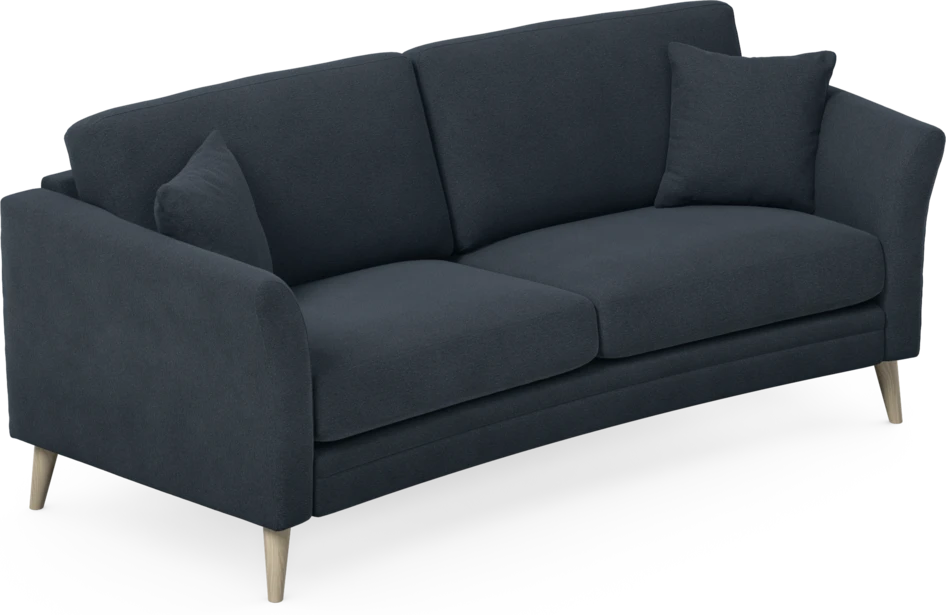 Eden - 2,5-sits soffa svängd - Blå