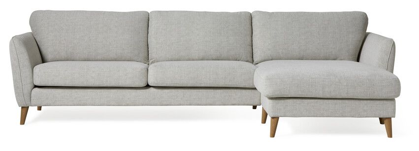 Bridge - 3-sits soffa med schäslong XL höger - Beige