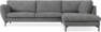 Madison Lux - 3-sits soffa med divan höger - Vit