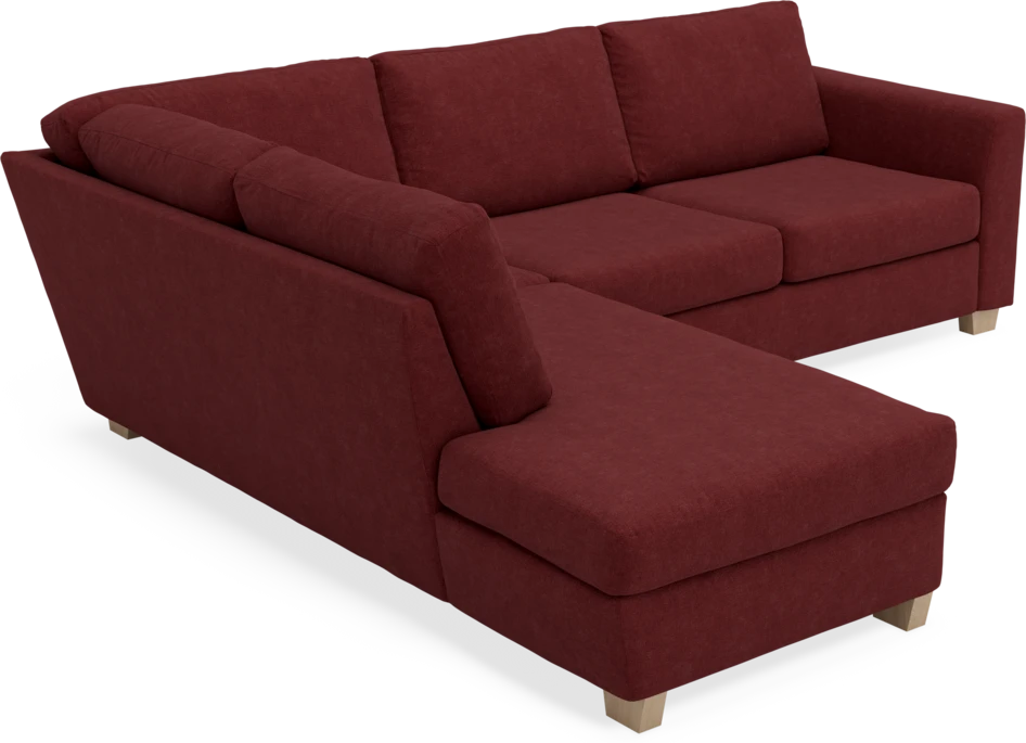 Friday - 2,5-sits soffa med divan vänster - Rosa