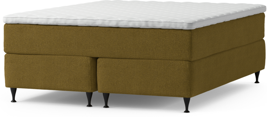 Delux Exclusive - Kontinentalsäng, dubbelsäng med bäddmadrass och sängben