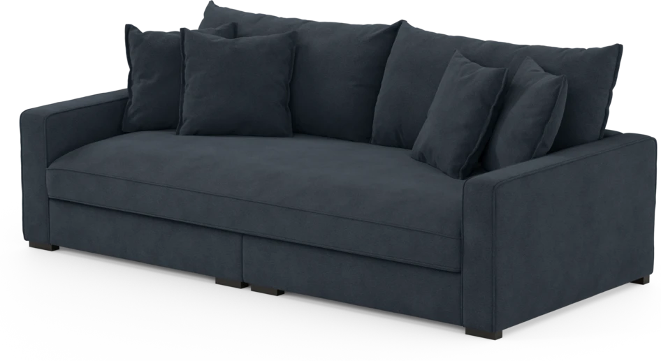 Rossi - 3-sits soffa, hel dyna - Blå