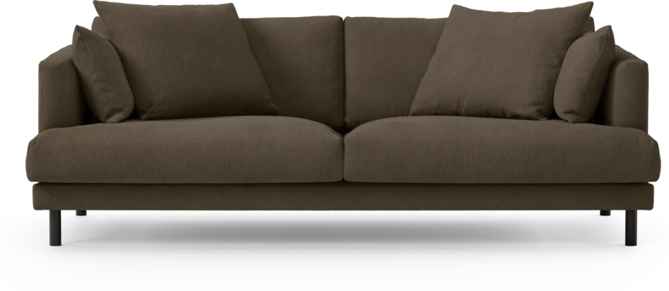 Harper - 3-sits soffa - Brun