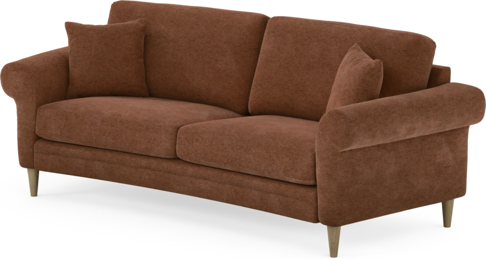 Eden - 2,5-sits soffa svängd - Orange