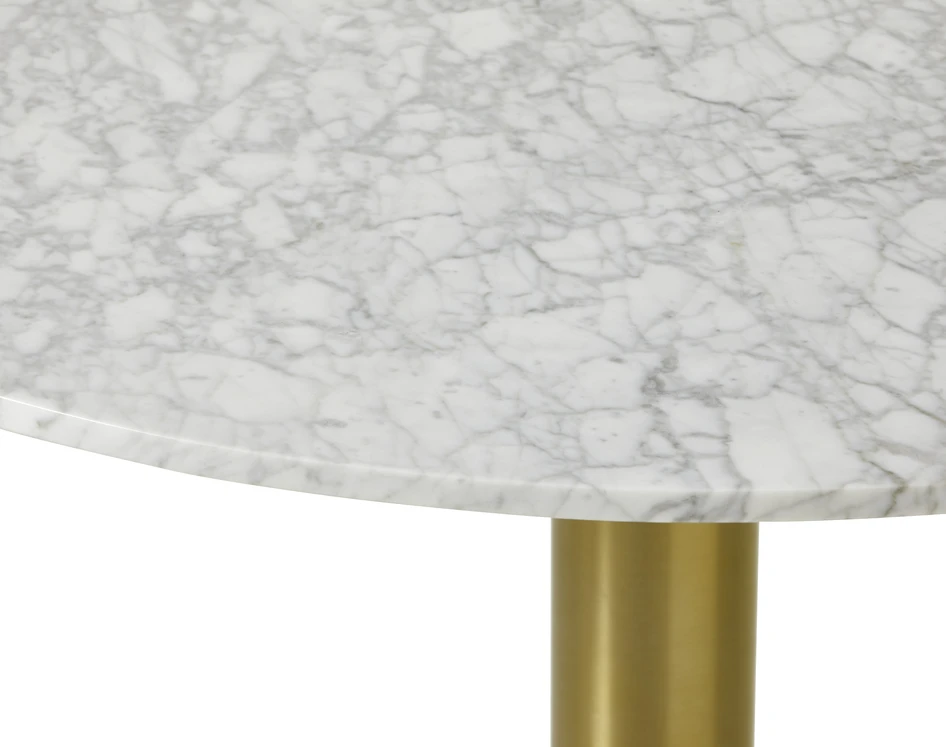 Tiffany - Matbord, Ø 106 cm - Gul