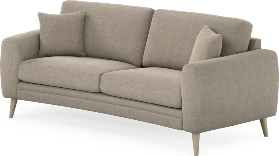 Eden - 2,5-sits soffa svängd - Beige