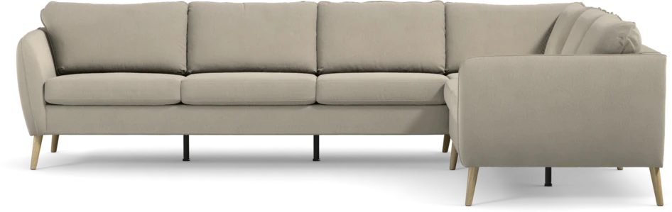 County - Hörnsoffa, 3+2-sits - Grå