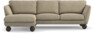 Madison Lux - 2-sits soffa med schäslong vänster - Beige