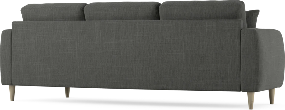 Eden - 3-sits soffa svängd - Grå