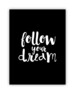 Postcard - Poster, 15x20 cm, 4-pack - Svart