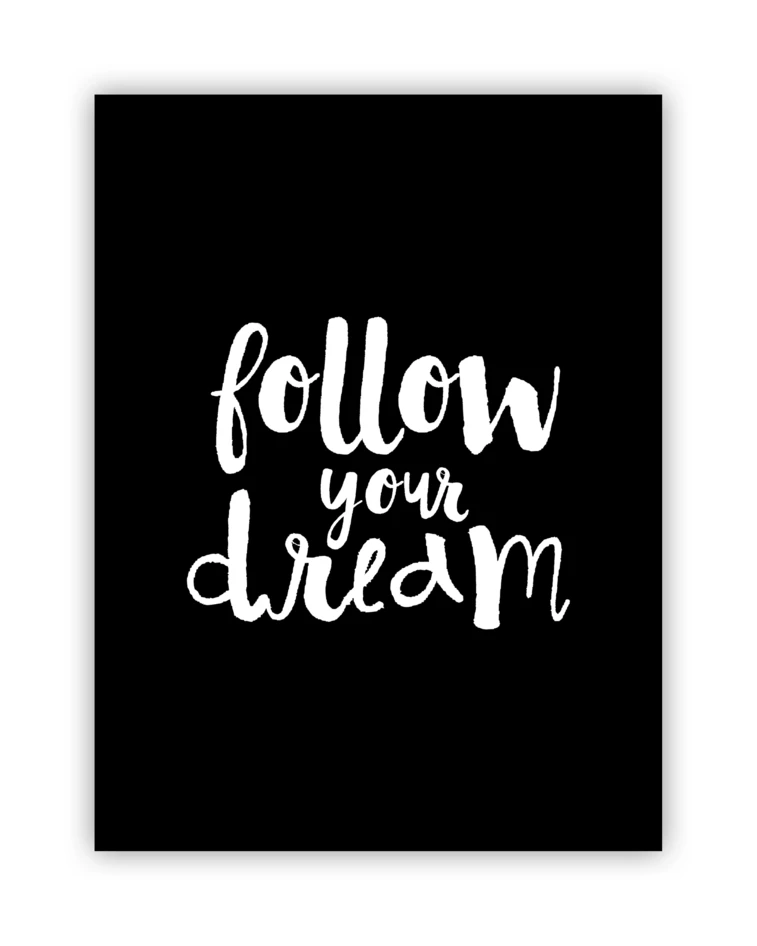 Postcard - Poster, 15x20 cm, 4-pack - Svart