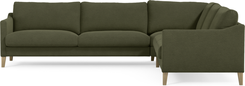 Winston - Hörnsoffa, 3+2-sits - Grön