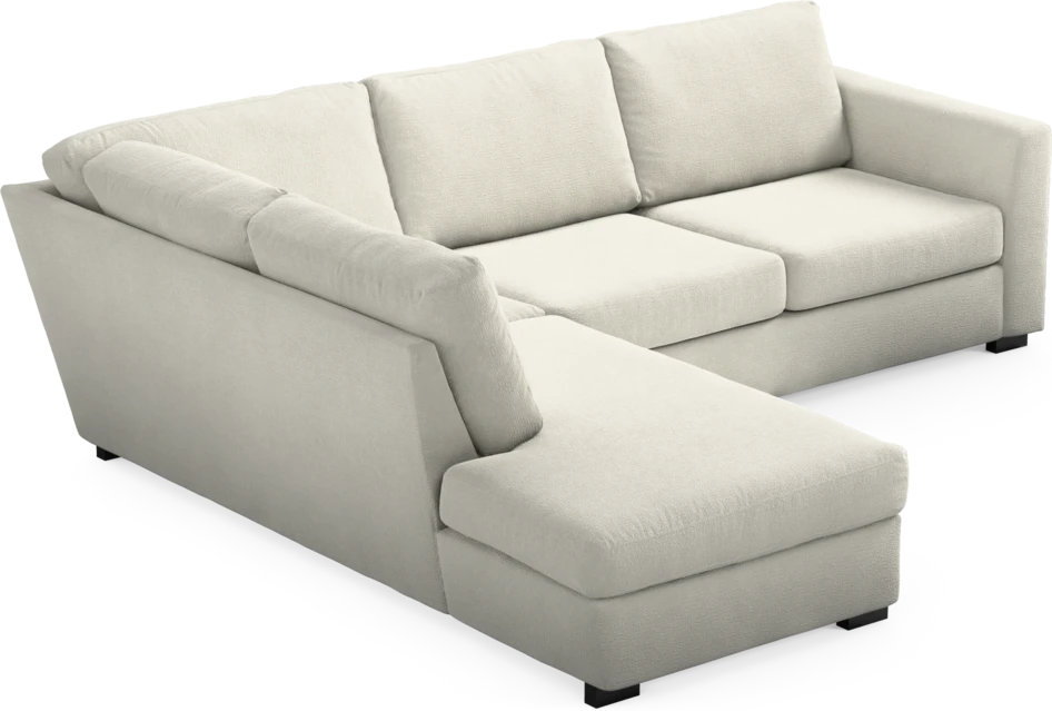 Friday - 2,5-sits soffa med divan vänster - Vit