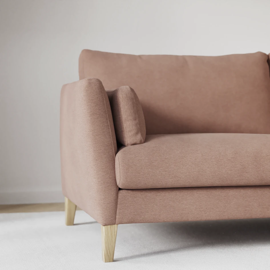 Winston - 4-sits soffa - Rosa