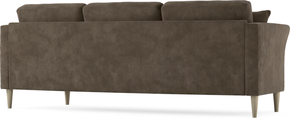 Eden - 3-sits soffa svängd - Brun