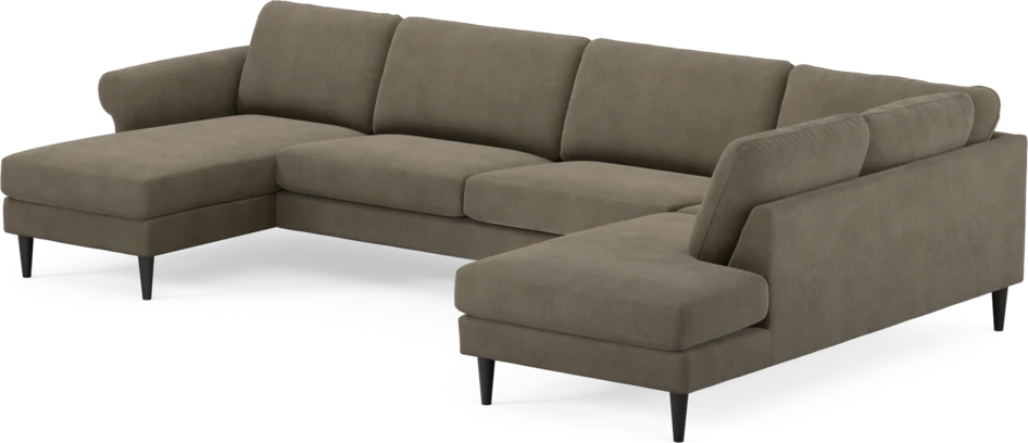 Bridge - 3-sits soffa med schäslong vänster och divan höger - Beige
