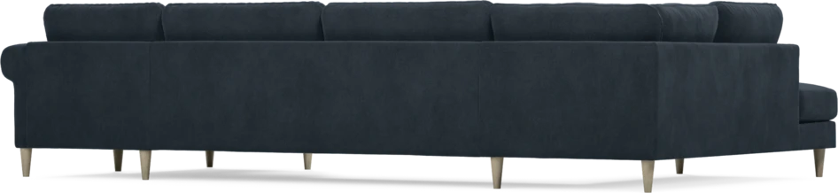 Bridge - 3-sits soffa med divan vänster och schäslong höger - Blå
