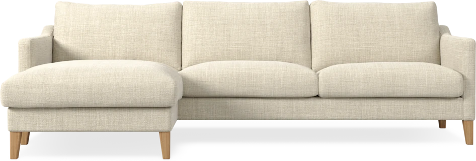 Winston - 3-sits soffa med schäslong, vändbar - Beige