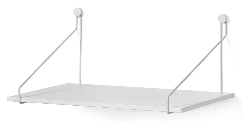 Dexter - Vägghängt sängbord, B 40 cm - Vit