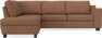 Friday - 2,5-sits soffa med divan vänster - Orange